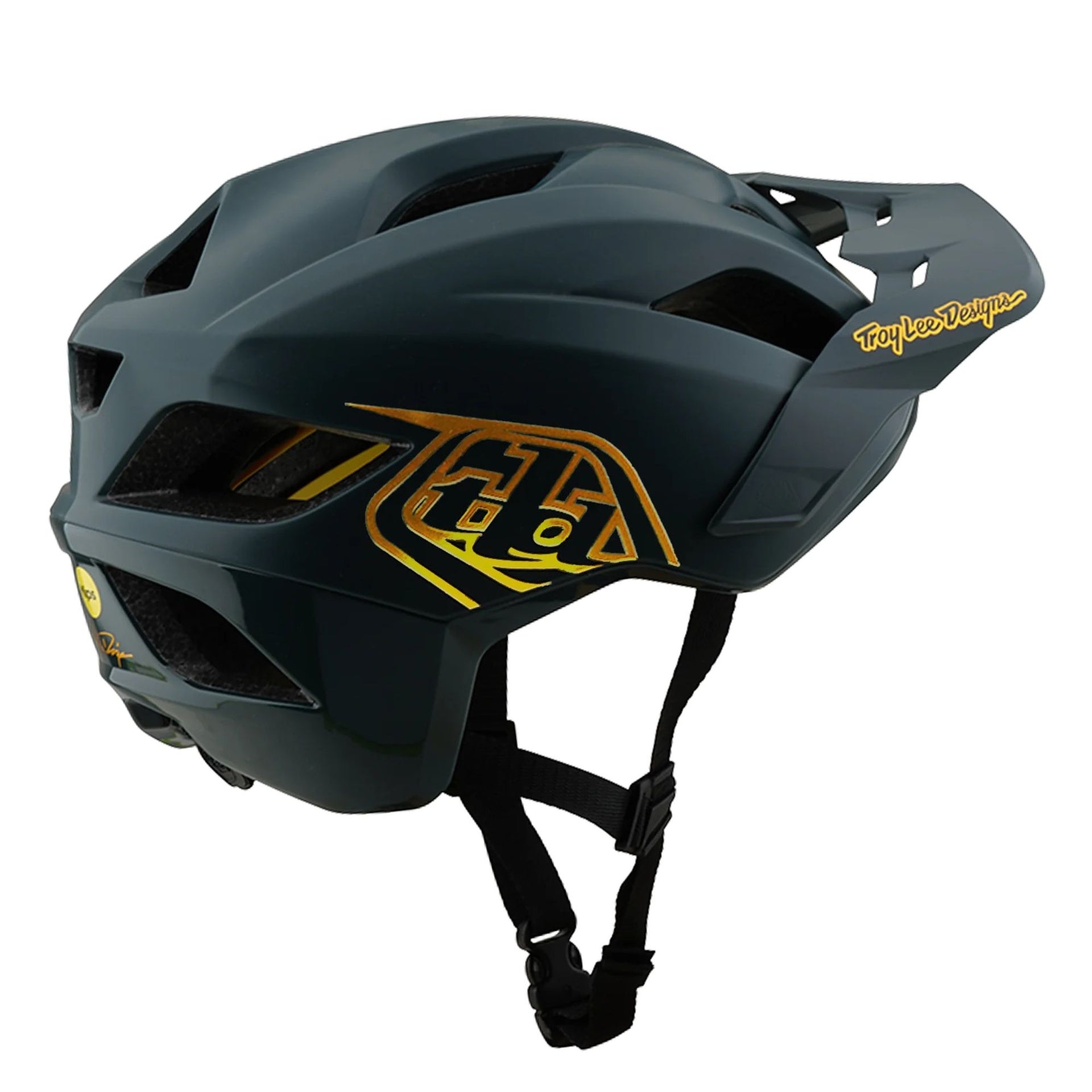 Casco Troy Lee Designs Flowline Point Gray / Gold